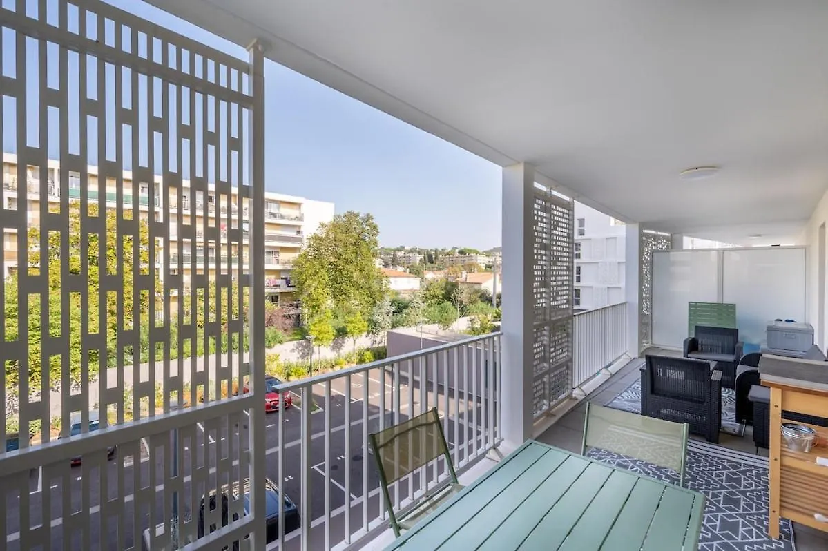 Palma - 3P Climatise Avec Terrasse, Garage, Plages Cannes Apartment
