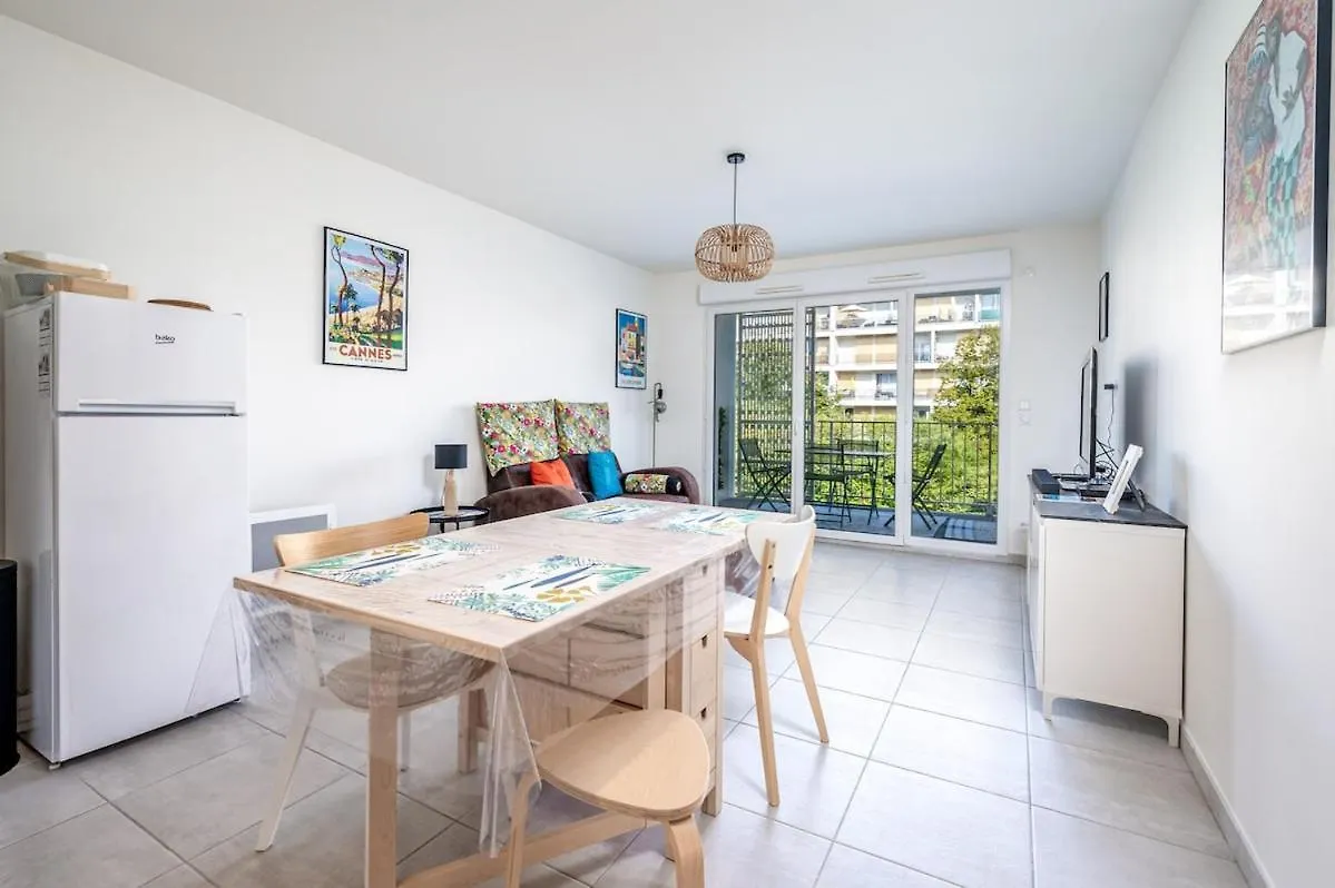 Palma - 3P Climatise Avec Terrasse, Garage, Plages Cannes 0*,