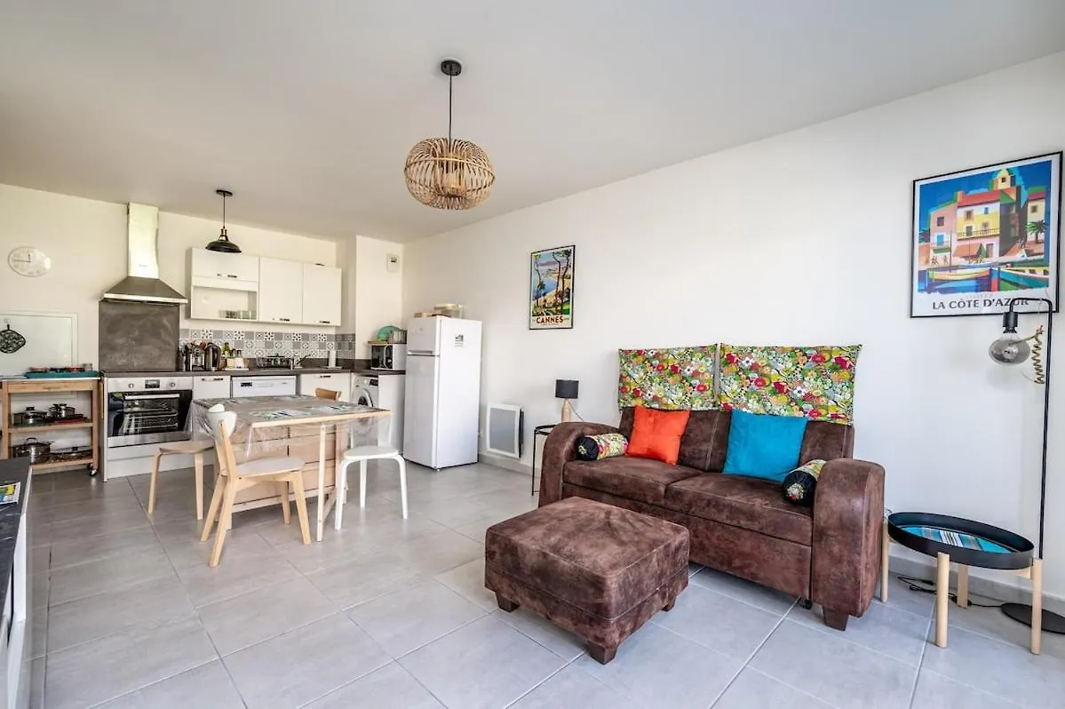 Palma - 3P Climatise Avec Terrasse, Garage, Plages Cannes
