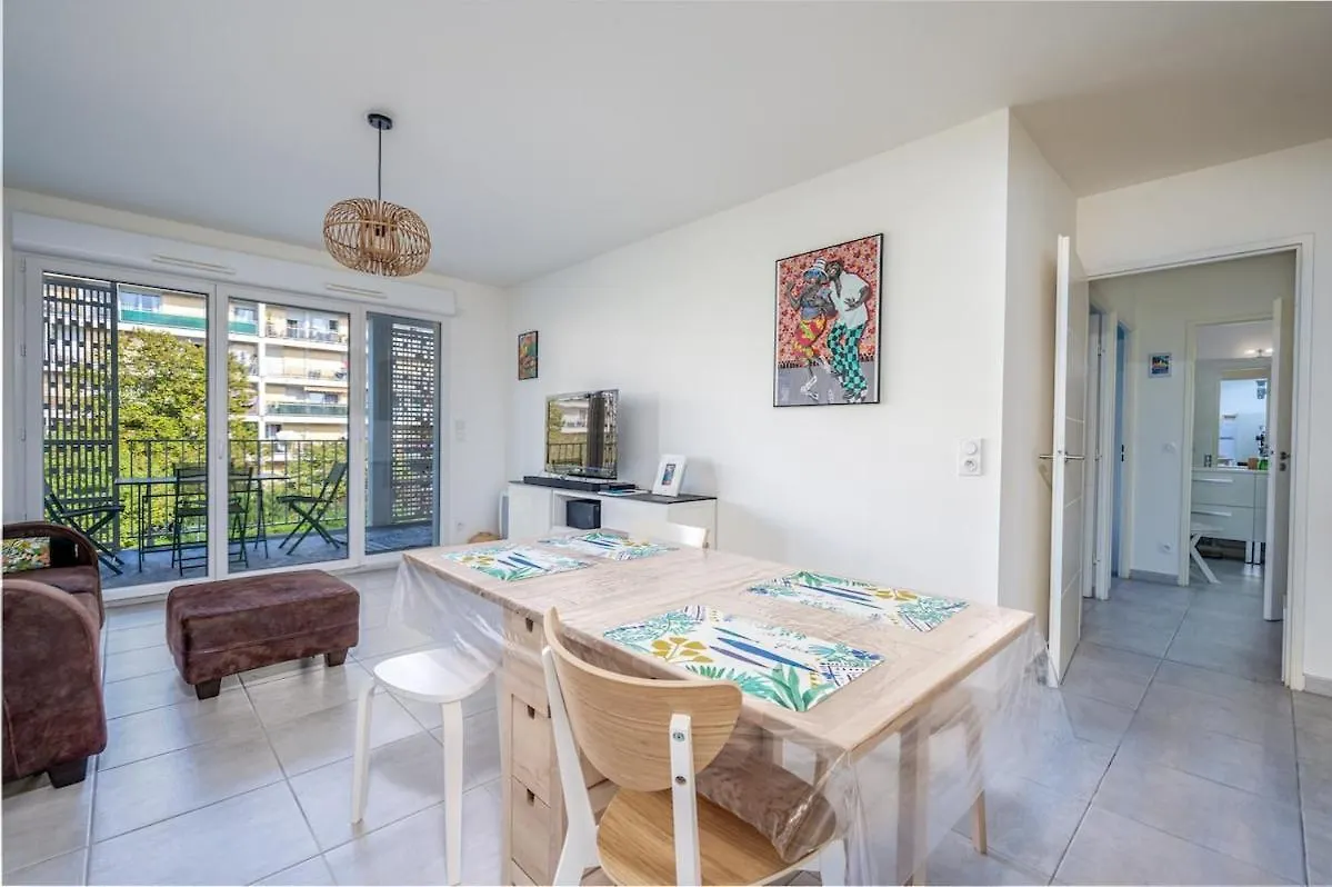 Apartment Palma - 3P Climatise Avec Terrasse, Garage, Plages Cannes