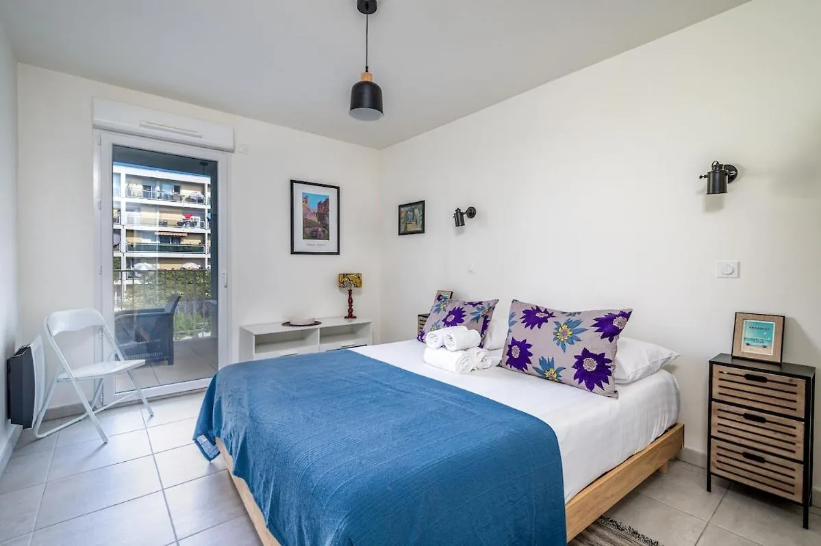Apartment Palma - 3P Climatise Avec Terrasse, Garage, Plages Cannes